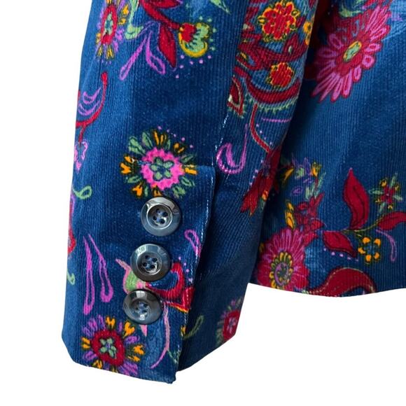 Modcloth XL Jacket Blazer Corduroy Retro Gift Stretch Boho 70s Cottage Holiday - Picture 8 of 17